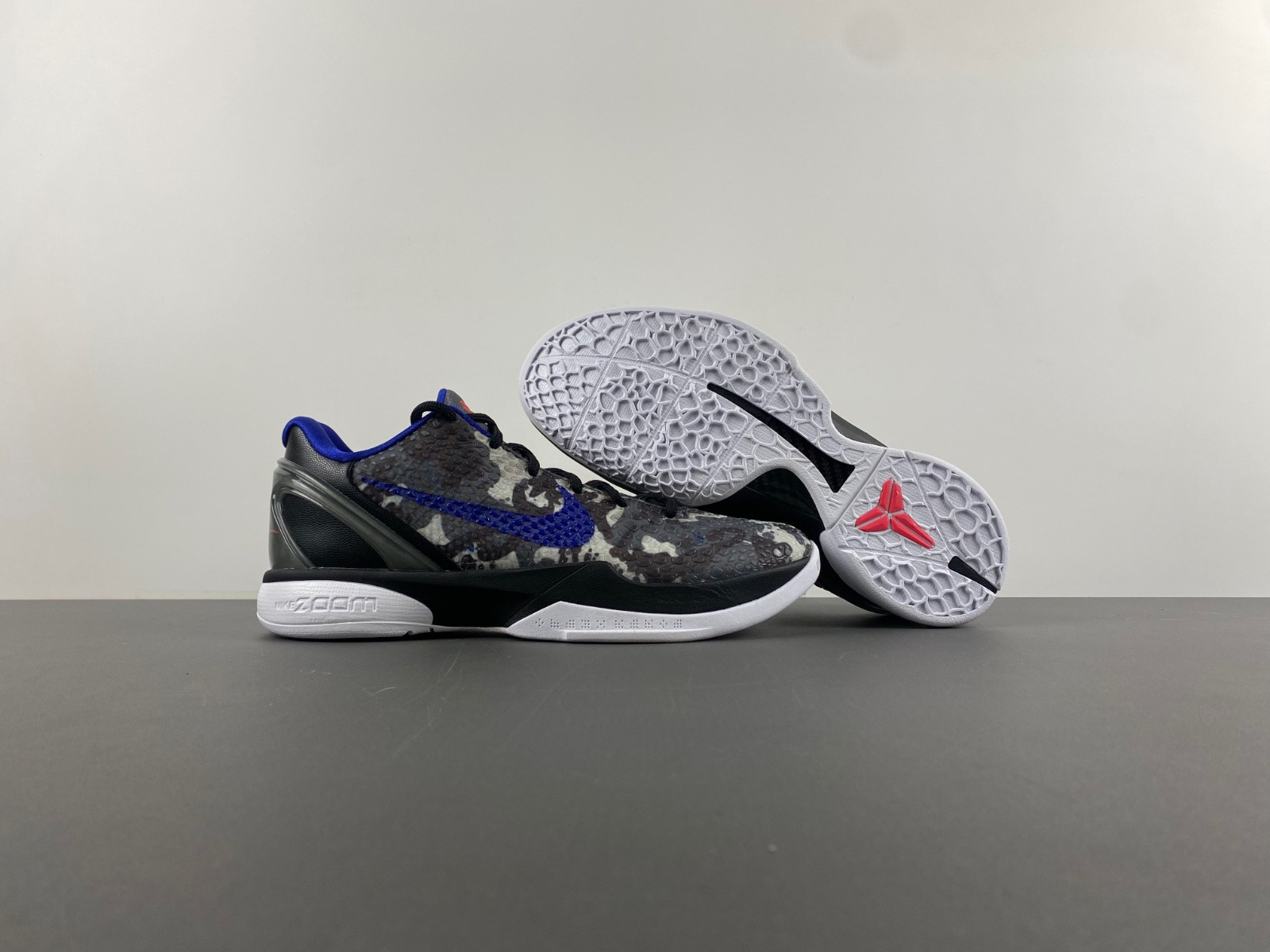 nike zoom kobe 6 ''grey camo'' 429659‑901