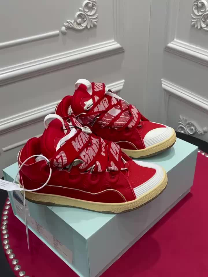 lanvin curb sneaker