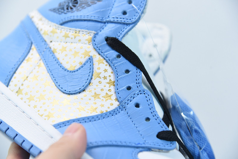 air jordan 1 S*p*e blue stars