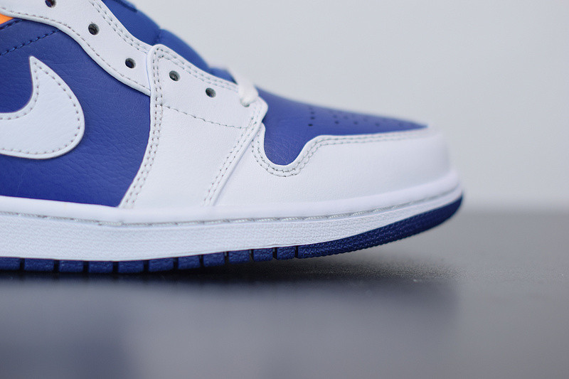 air jordan 1 mid royal blue laser orange 554724-131
