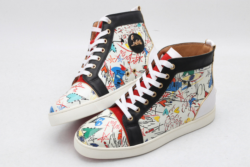 chian louin high top sneaker