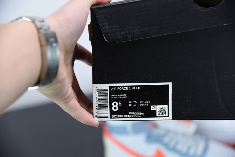 nike air force 1 high be kind white red dc2198-100