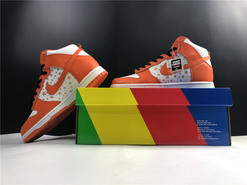 S*p*e x nike dunk high pro sb orange 307385-181