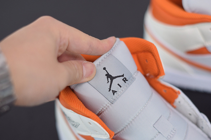 air jordan 1 mid starfish pure platinum cw7591-100