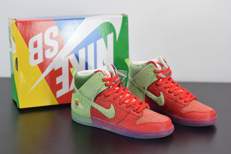 nike sb dunk high "strawberry cough" cw7093-600