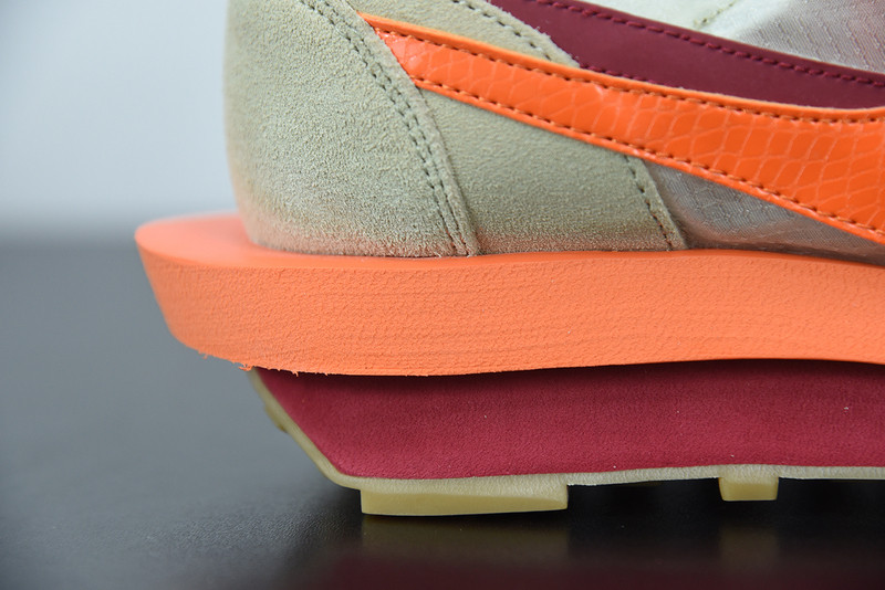 nike ldv waffle clot sacai net orange blaze dh1347-100