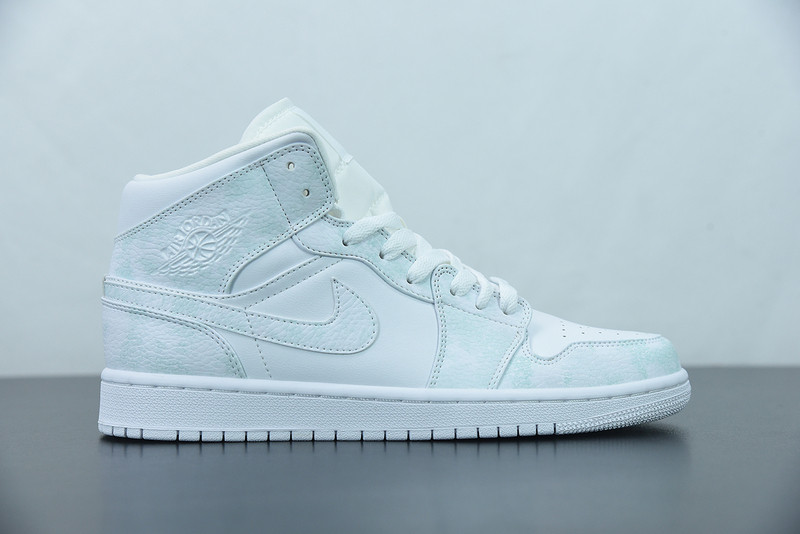 air jordan 1 mid ''triple white'' 554724-130