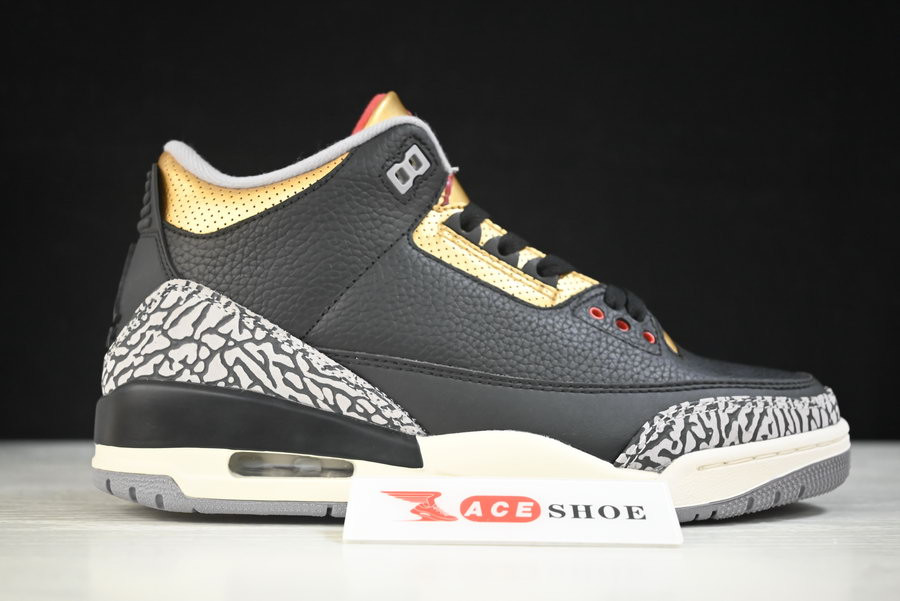 air jordan 3 “black gold” ck9246-067