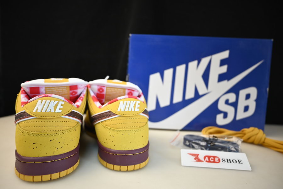nike sb dunk low yellow lobster 313170-137566