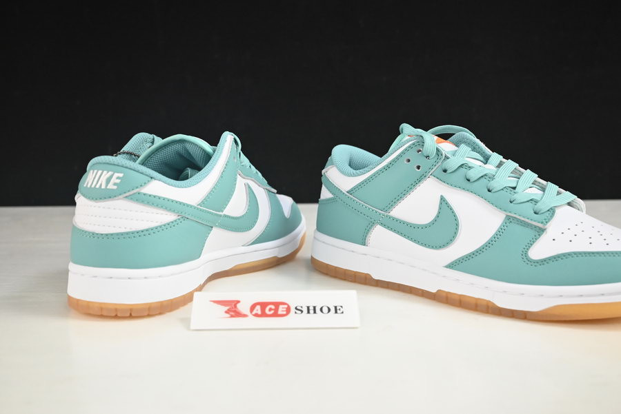 nike dunk low turquoise green orange dv2190-100
