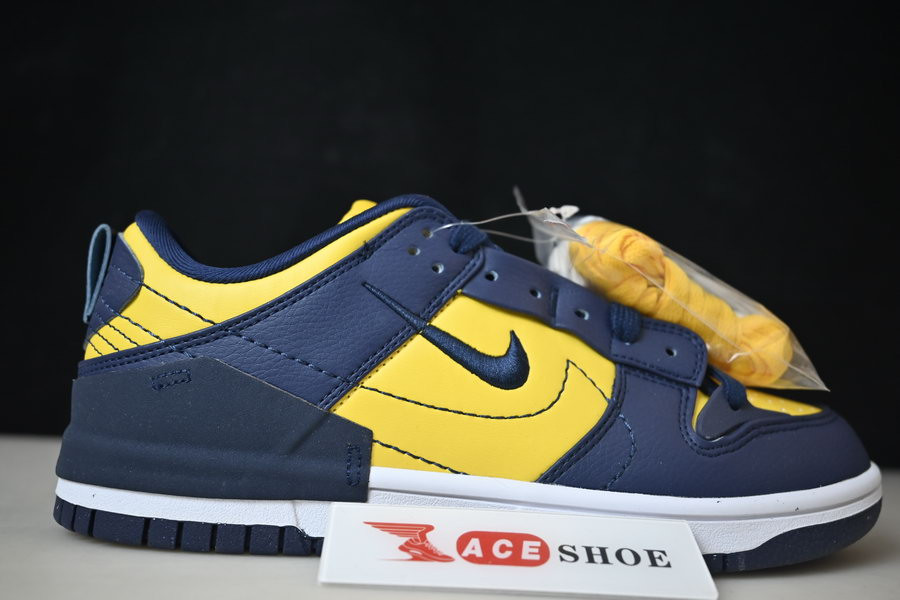 nike dunk low disrupt 2 "michigan" dv4024-400