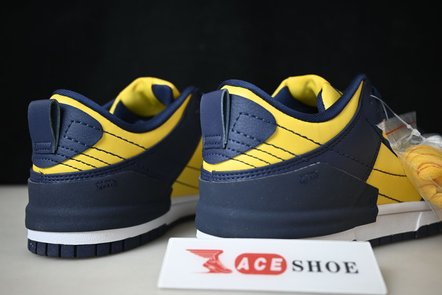 nike dunk low disrupt 2 "michigan" dv4024-400