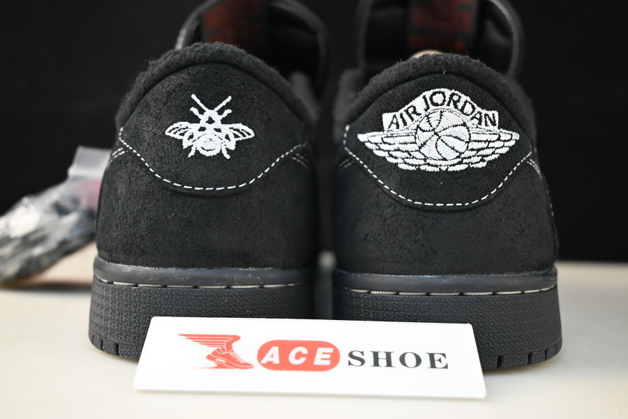 travis scott x air jordan 1 low og “black phantom” dm7866-001