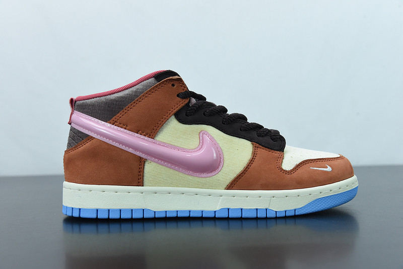 nike social status x dunk mid ''chocolate milk'' dj1173-700