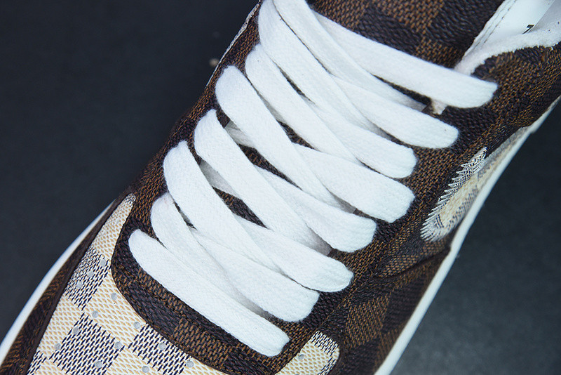 lvt x air force 1‘07 low "damier azur/brown/monogram