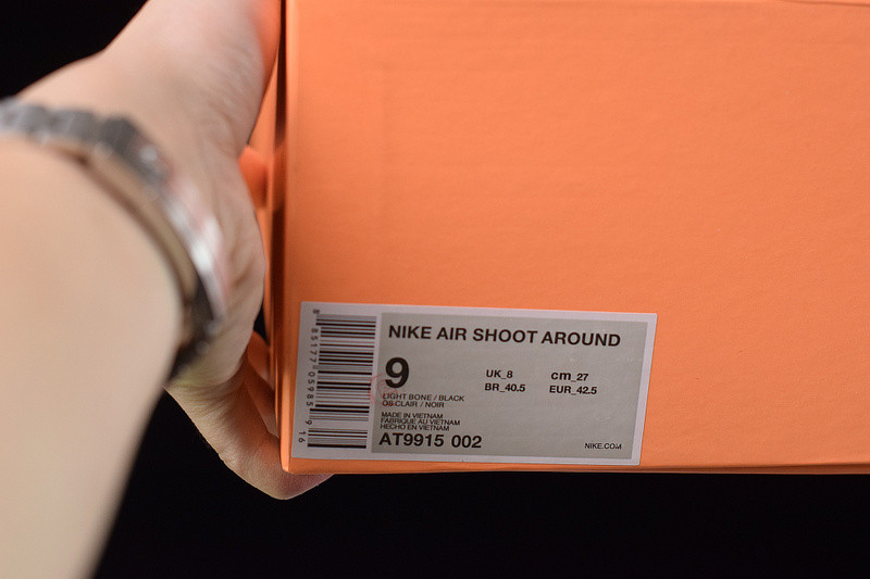 nike air shoot around "fear of god" at9915-002