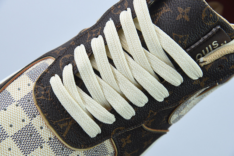 lvt x nike air force monogram damier azur