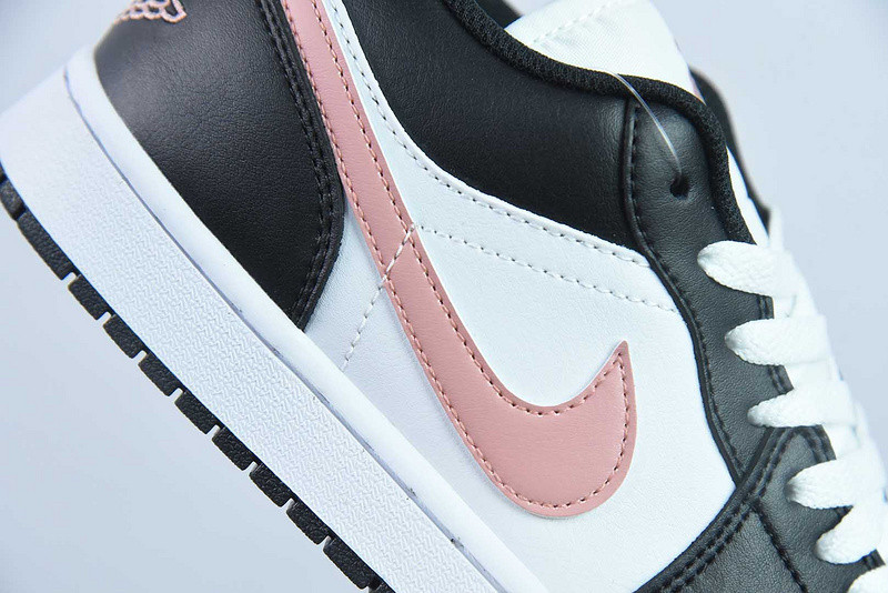 Air Jordan 1 Low "Black/Rust Pink/White" 553558-165