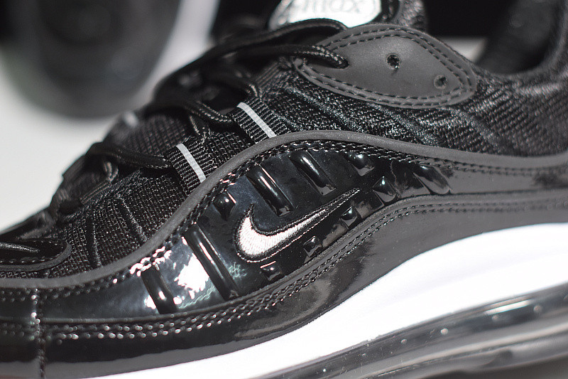 nike air max 98 black/white-reflect silver 640744-010