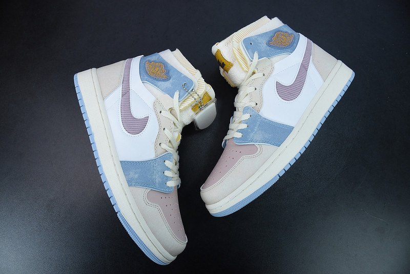 air jordan 1 high zoom air cmft pink oxford dq5092-651