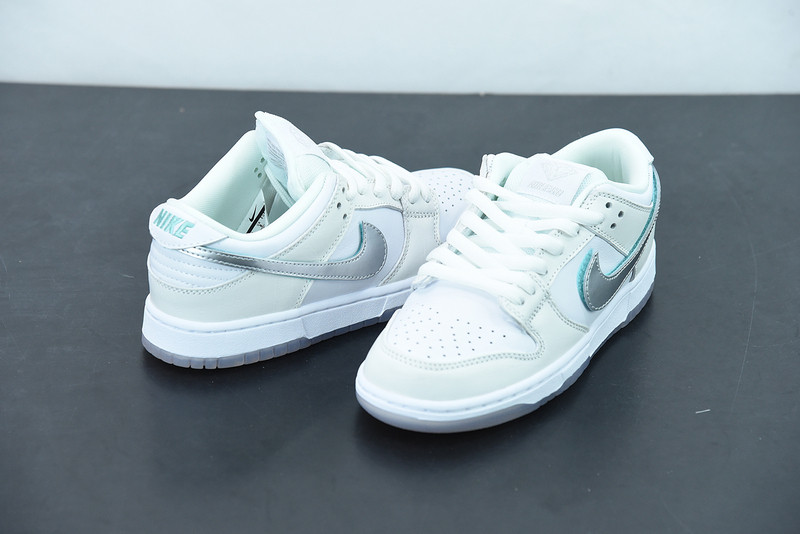 nike sb dunk low Di*m*nd s*pply co white Di*m*nd bv1310-100