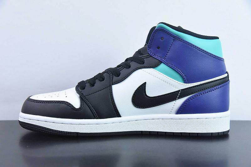 air jordan 1 mid teal purple dq8426-154