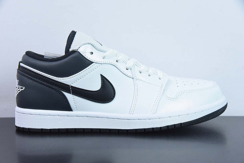air jordan 1 low white black 553560-132