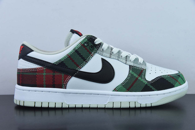 nike dunk low “plaid” dv0827-100