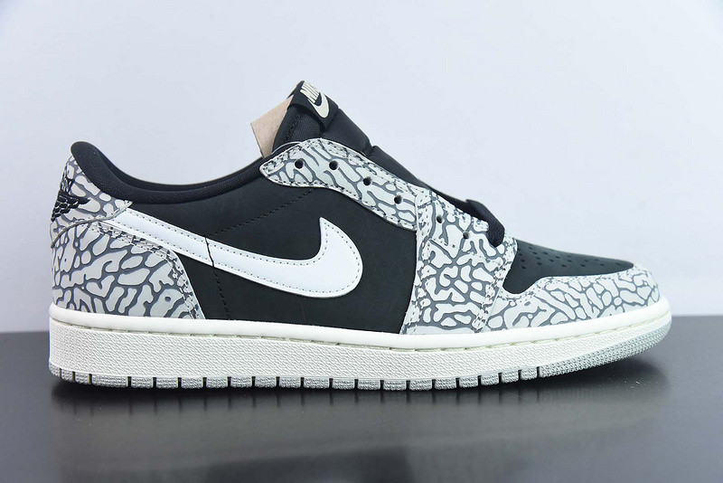 air jordan 1 retro low og ''black cement'' cz0790-001