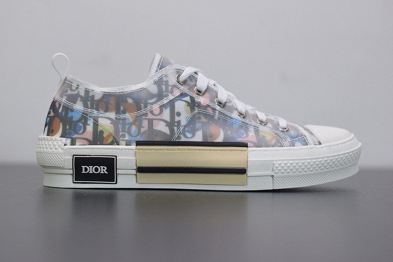 b23 low-top sneaker in dio* oblique with dio* and alex foxton print
