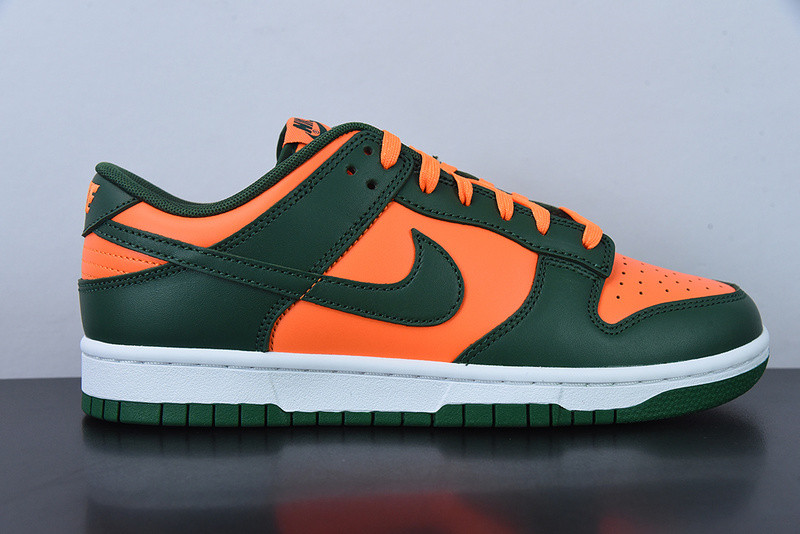 nike dunk low “miami hurricanes” dd1391-300