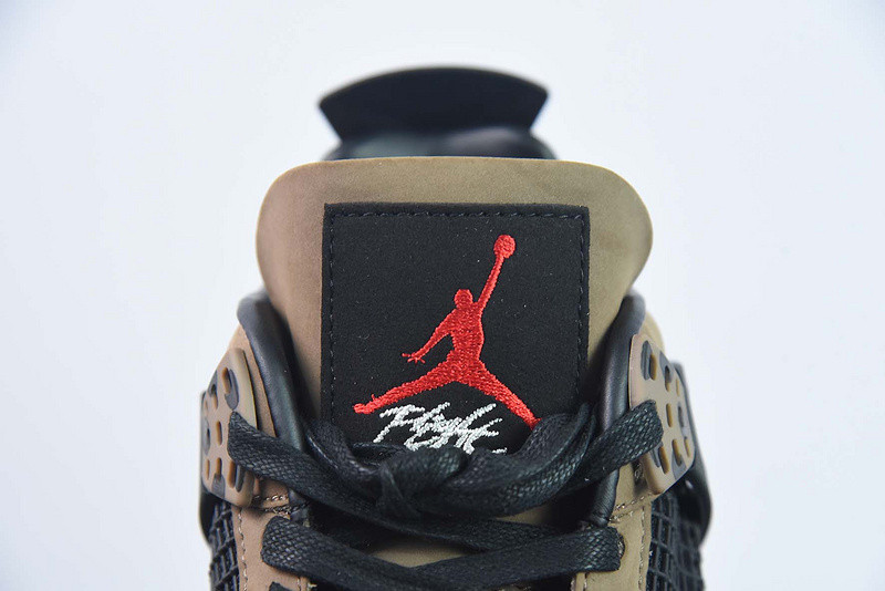 travis scott x air jordan 4 “olive” aj4-882335