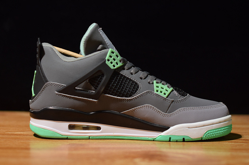 air jordan 4 retro "green glow" 308497-033