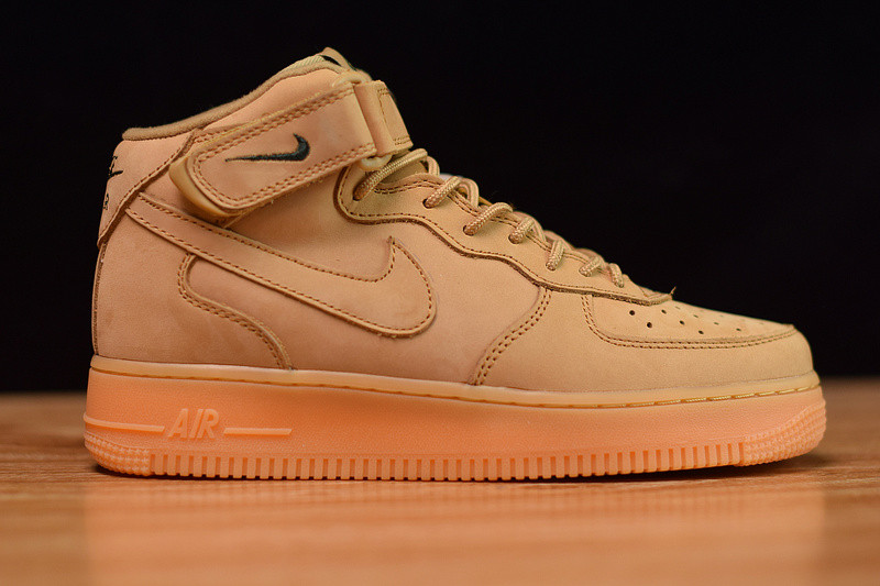 nike air force 1 mid 07 prm qs "flax" 715889-200
