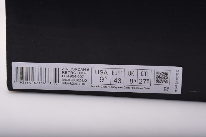 air jordan 6 dmp defining moments ct4954-007