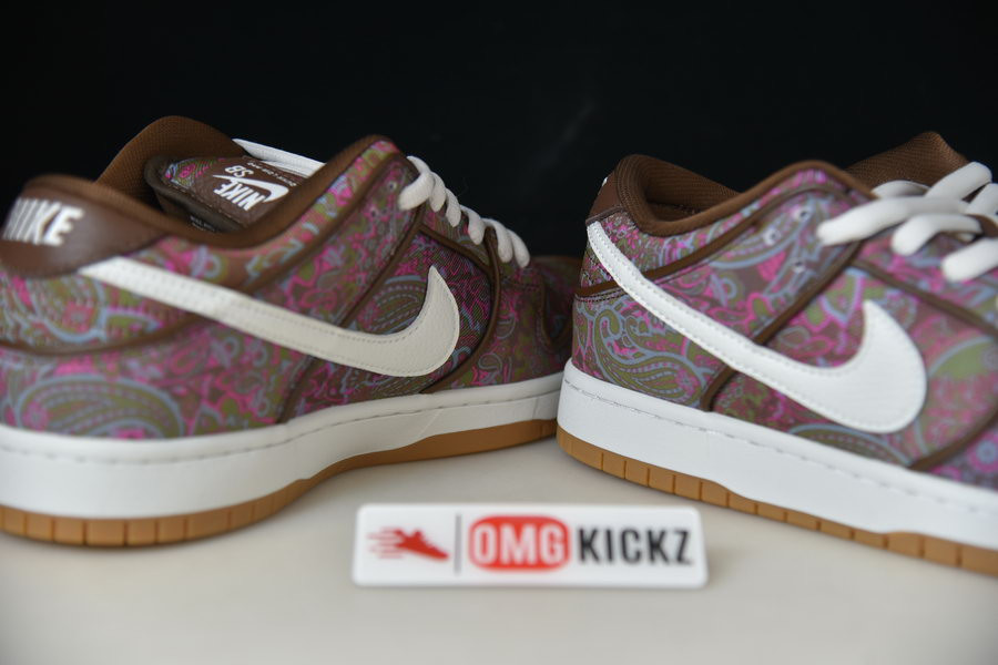 nike sb dunk low pro paisley brown dh7534-200