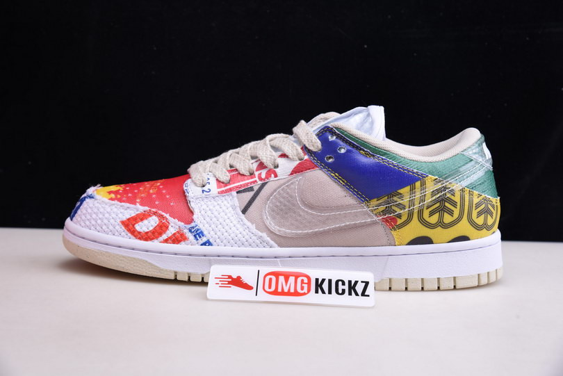 nike dunk low sp city market da6125-900