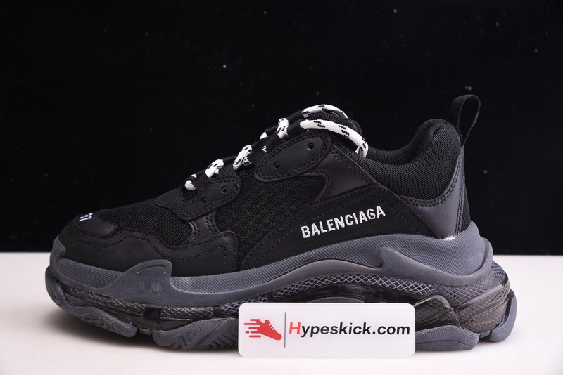 bc triple s trainer ‘all black distressed’’ 541624 w09o1 1000