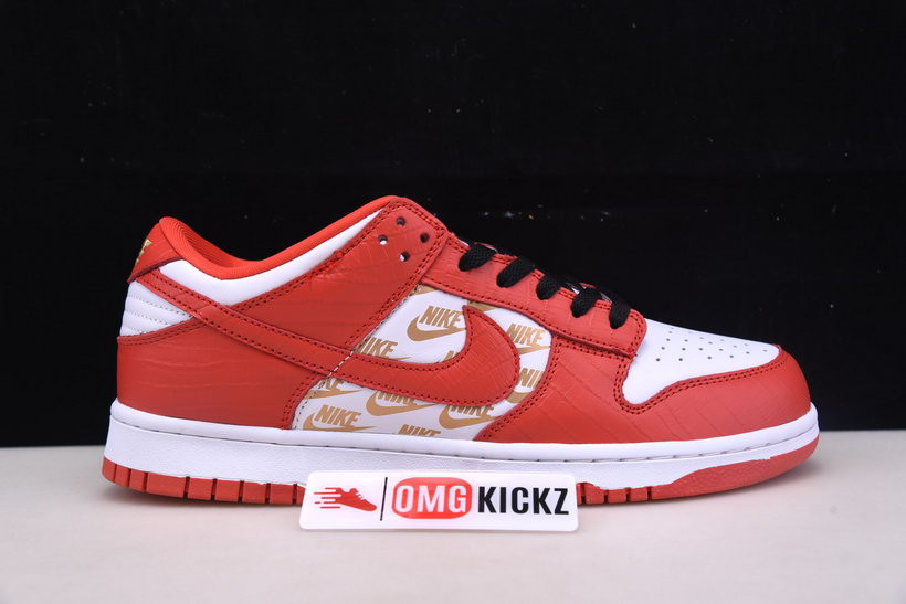 nike sb dunk low S*p*e x nike red dh3228-161